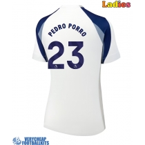 Tottenham Hotspur Pedro Porro #23 Replica Home Shirt Ladies 2025-26 Short Sleeve